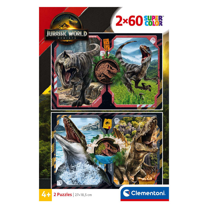 Clementoni Puzzle Jurassic World, 2x60tlg.