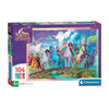 Clementoni Puzzle Einhorn-Akademie – 104 Teile.