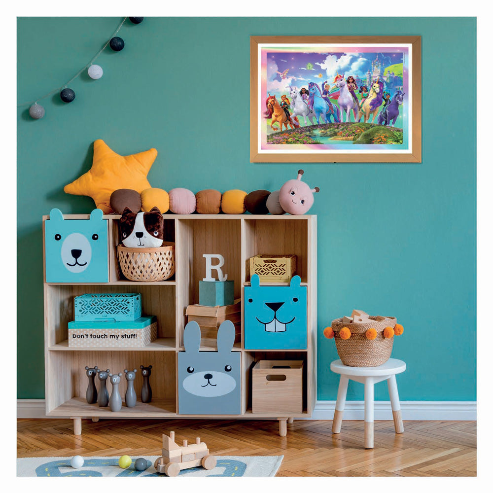 Clementoni Puzzle Einhorn-Akademie – 104 Teile.