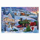 Clementoni Puzzle Weihnachtszug - 500 Teile. - afbeelding 2