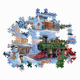 Clementoni Puzzle Weihnachtszug - 500 Teile. - afbeelding 3