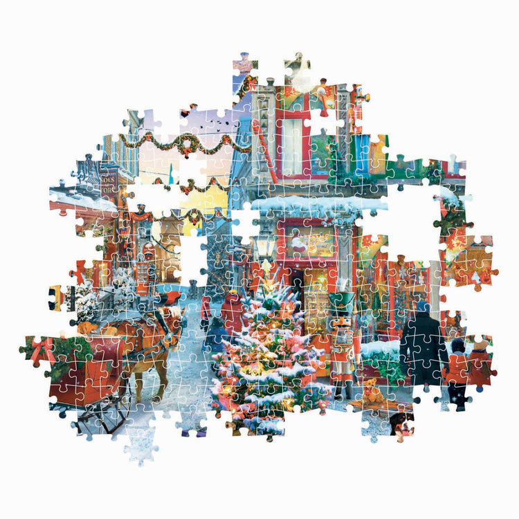 Clementoni-Puzzle „Die Freude an Weihnachten“ – 500 Teile.