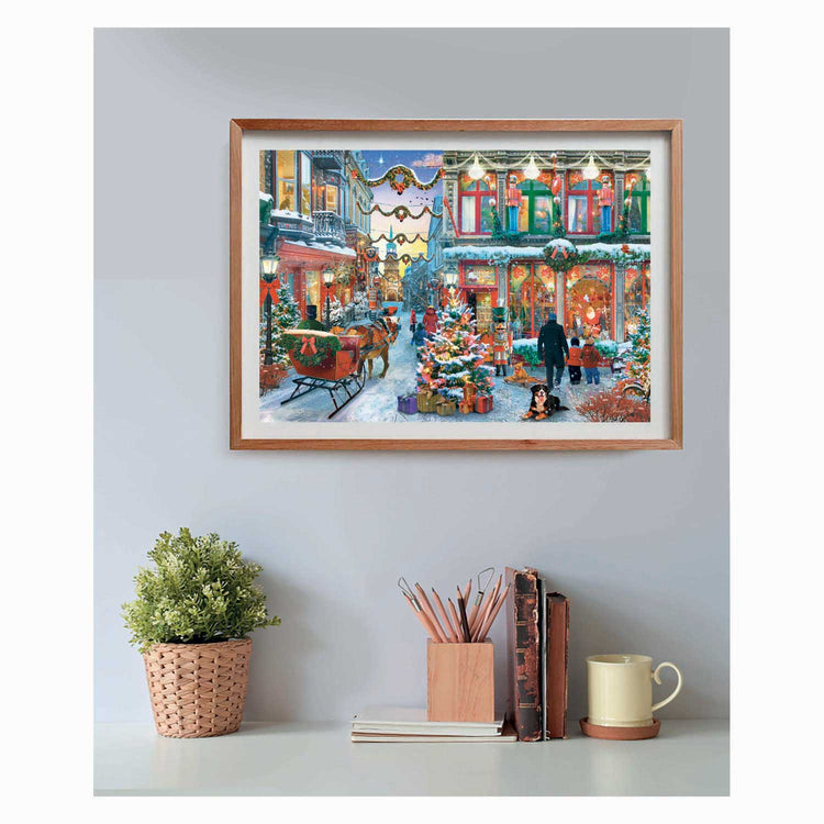 Clementoni-Puzzle „Die Freude an Weihnachten“ – 500 Teile.