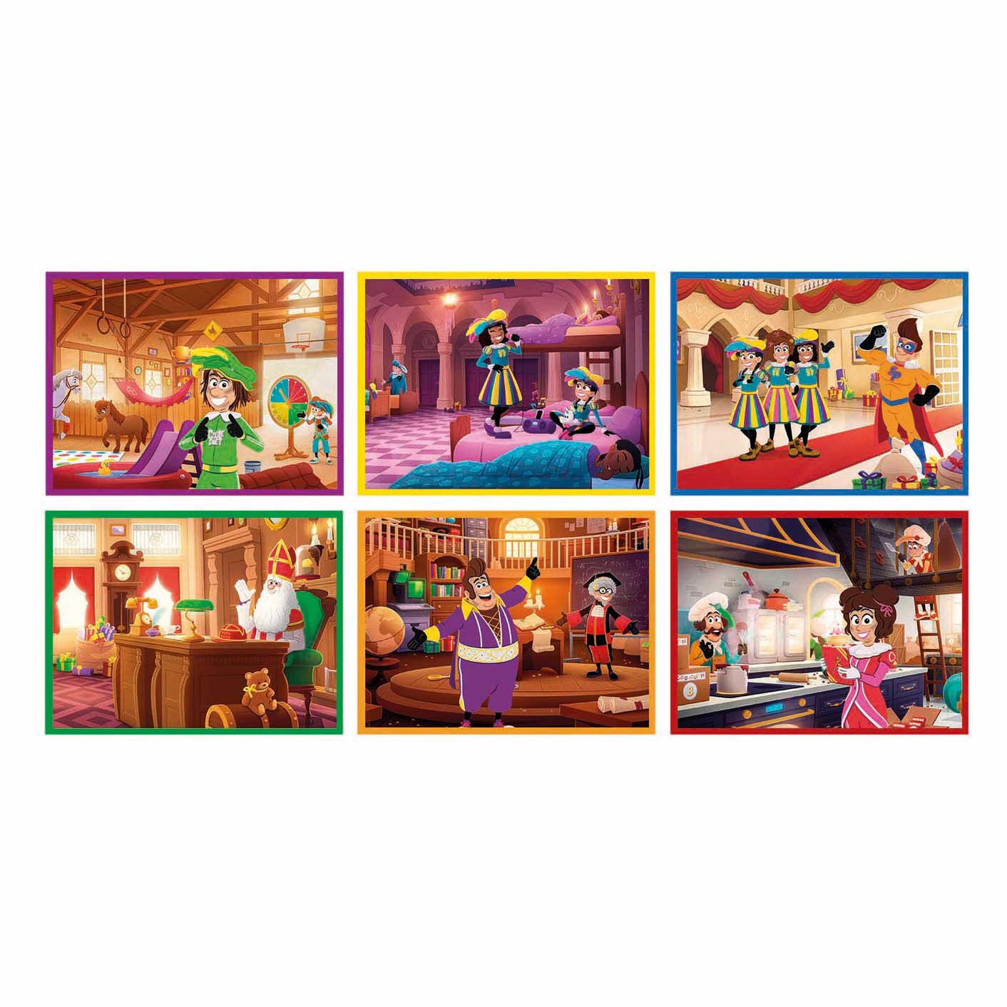 Clementoni Blockpuzzle Sinterklaas - 12 Teile.