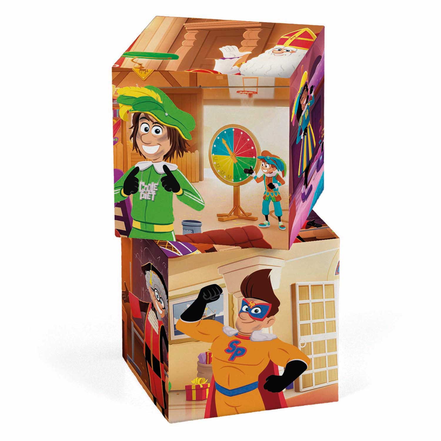 Clementoni Blockpuzzle Sinterklaas - 12 Teile.