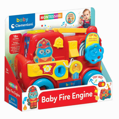 Clementoni Baby Montessori Feuerwehrauto