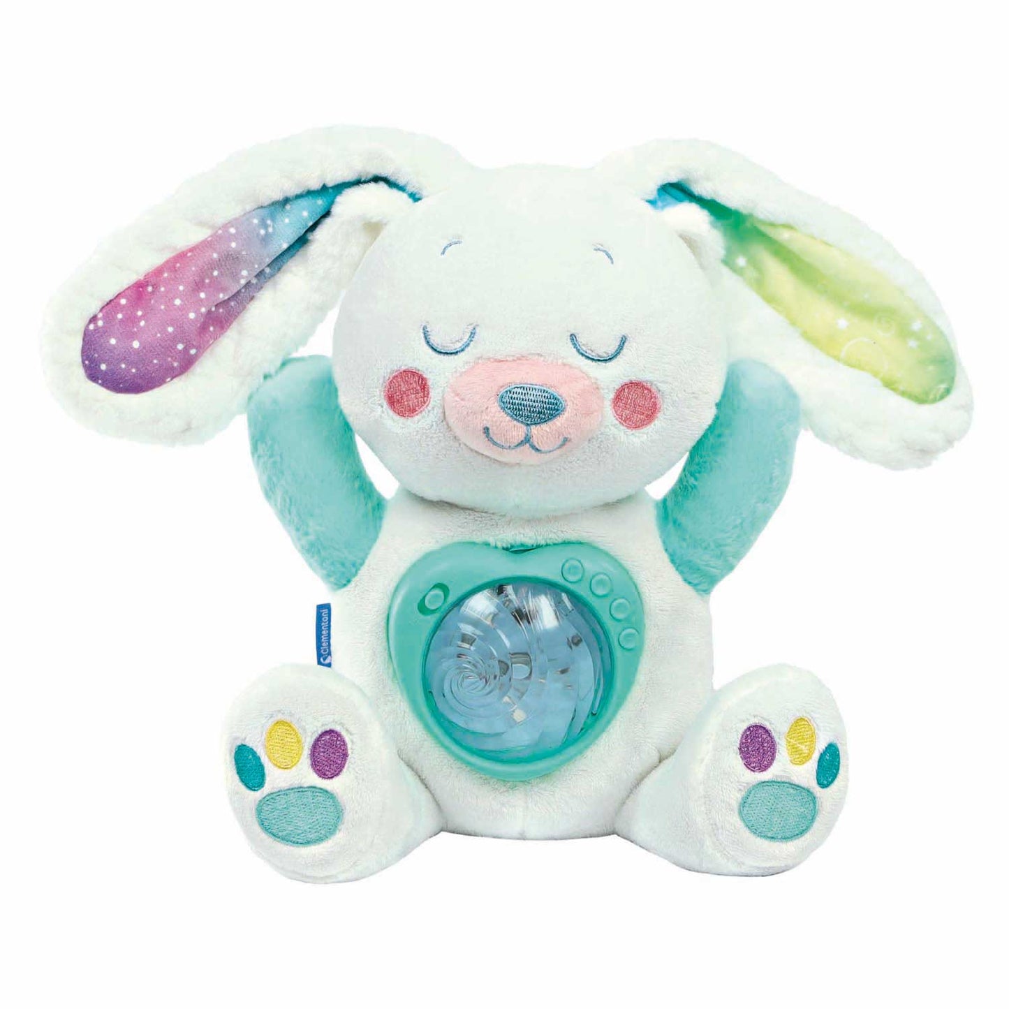 Clementoni Baby-Kaninchen-Kuscheltier, interaktives Nordlicht