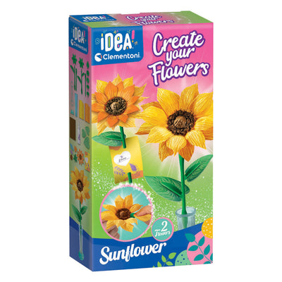 Clementoni-Idee: Machen Sie Ihre eigenen Blumen – Sonnenblume