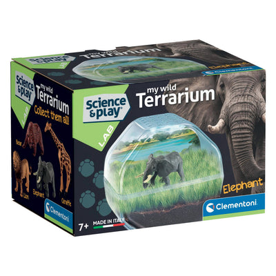 Clementoni Wissenschaftsspiel „My Wild Terrarium – Elefant“.