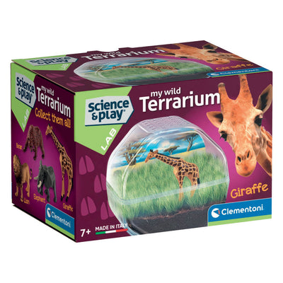 Clementoni Wissenschaftsspiel „Mein wildes Terrarium – Giraffe“.