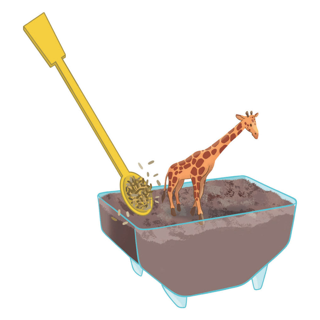 Clementoni Wissenschaftsspiel „Mein wildes Terrarium – Giraffe“.