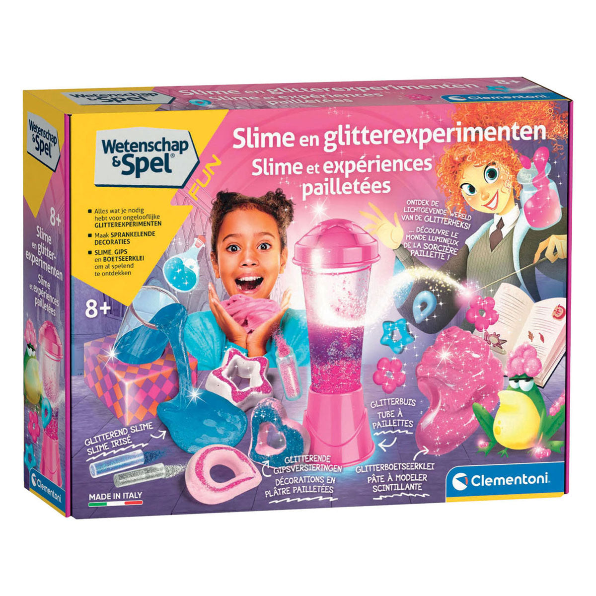 Clementoni Wissenschaftsspiel: Schleim- und Glitzerexperimente