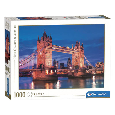 Clementoni – Puzzle – 1000 Teile – Tower Bridge bei Nacht – Puzzle für Erwachsene