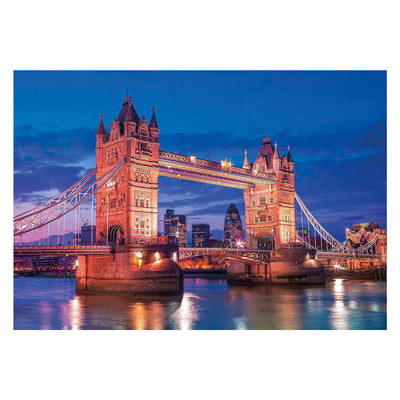 Clementoni – Puzzle – 1000 Teile – Tower Bridge bei Nacht – Puzzle für Erwachsene