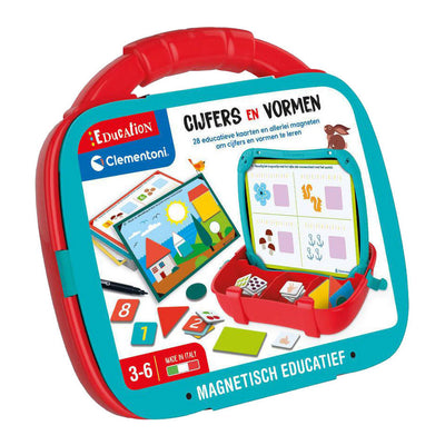 Clementoni Education magnetischer Koffer mit Zahlen und Formen