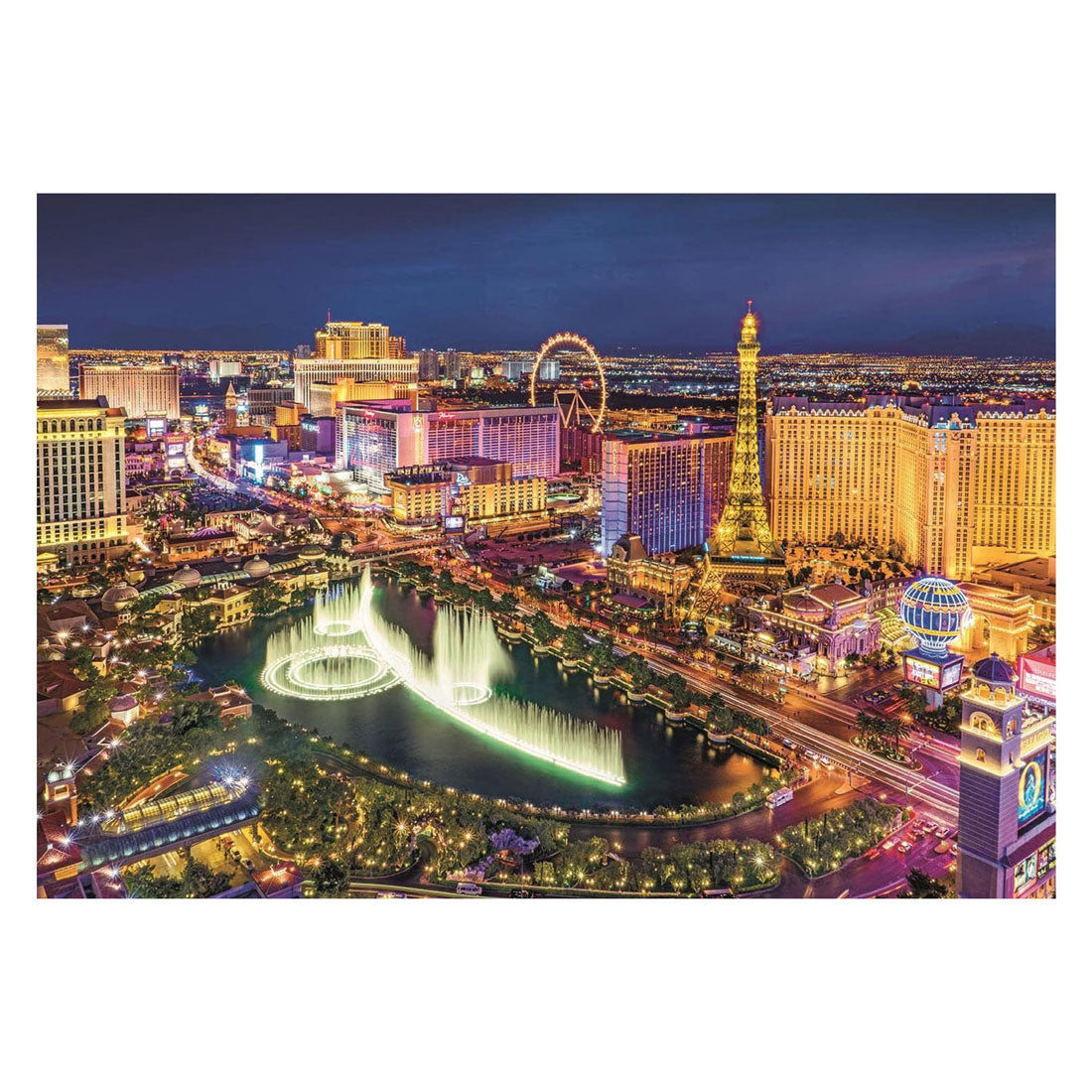 Clementoni – Puzzle – 6000 Teile – Las Vegas – Puzzle für Erwachsene – hochwertige Sammlung