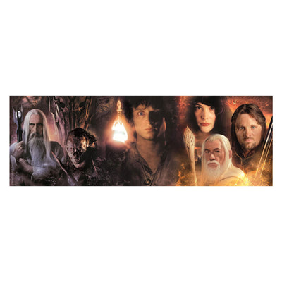 Clementoni - Puzzle - 1000 Teile - Der Herr der Ringe Panorama - Puzzle für Erwachsene