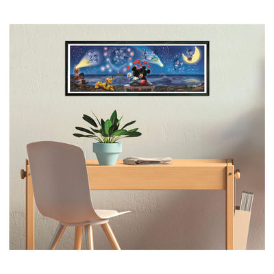 Clementoni Puzzle Mickey und Minnie Panorama - 1000 Teile.