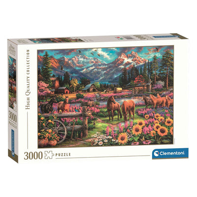Clementoni-Puzzle „Frei zum Grasen“ – 3000 Teile.
