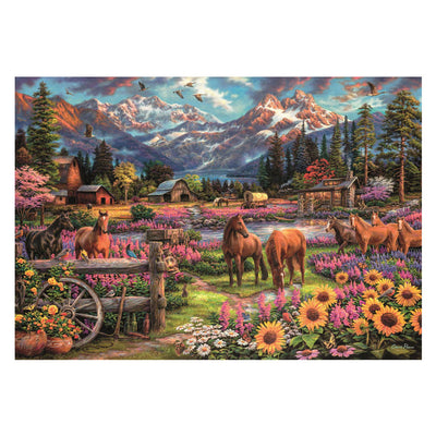 Clementoni-Puzzle „Frei zum Grasen“ – 3000 Teile.