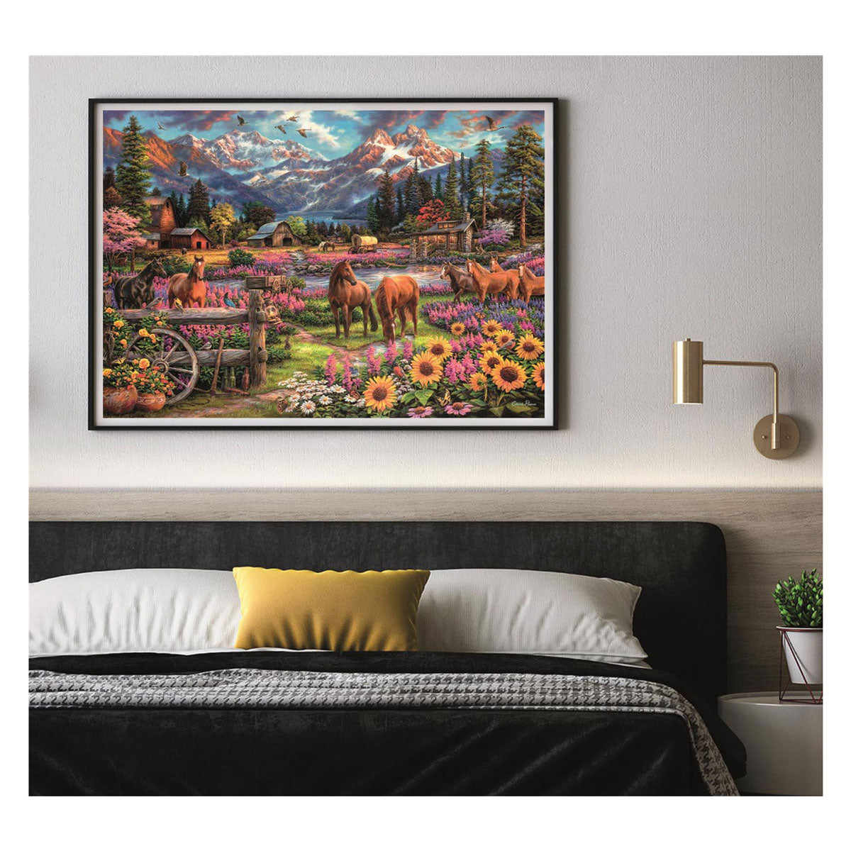Clementoni-Puzzle „Frei zum Grasen“ – 3000 Teile.