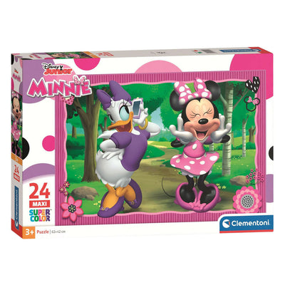 Clementoni – Puzzle – 24 Maxiteile – Disney Minnie – Kinderpuzzle – ab 3 Jahren