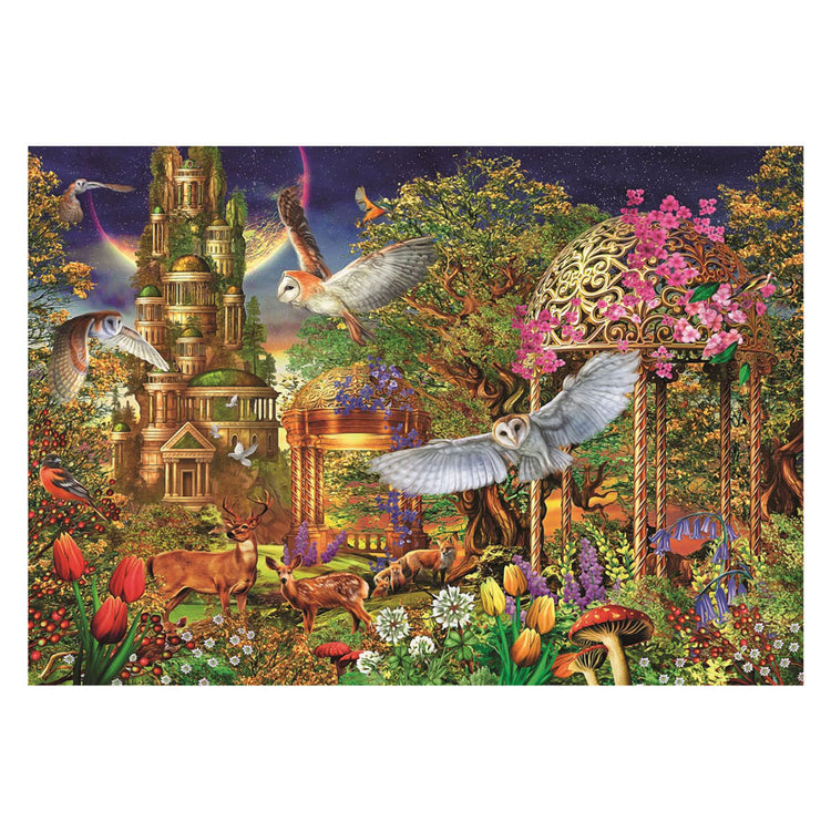 Clementoni – Puzzle – 1500 Teile – Wald-Fantasiegarten – Puzzle für Erwachsene – hochwertige Sammlung