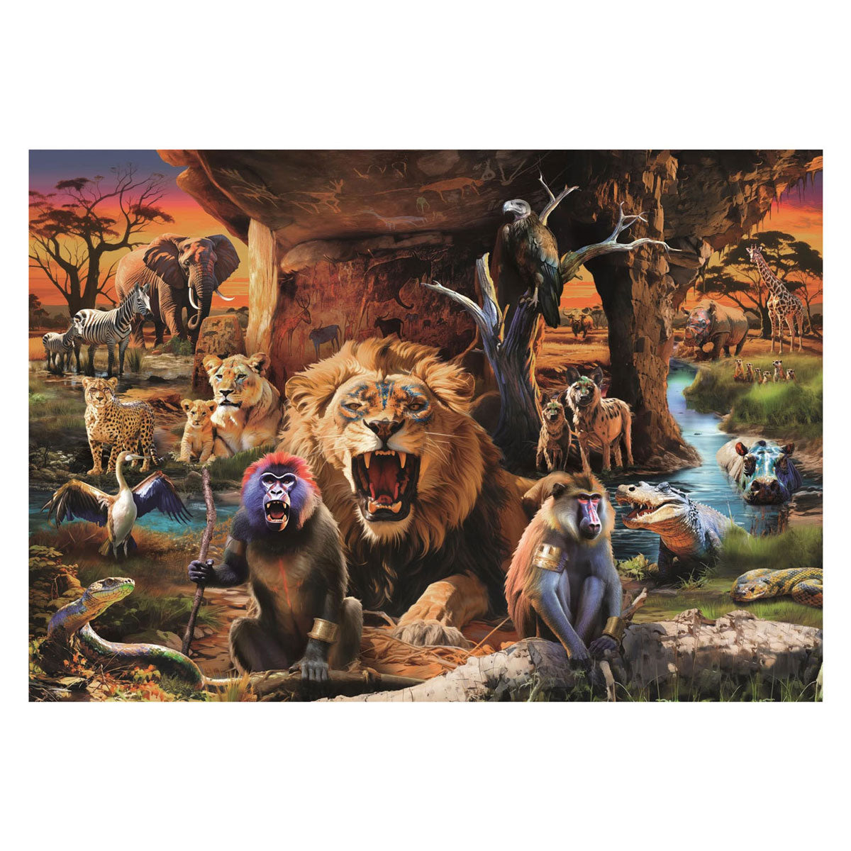 Clementoni – Puzzle – 1500 Teile – Tiere Kompaktbox 2024 – Puzzle für Erwachsene