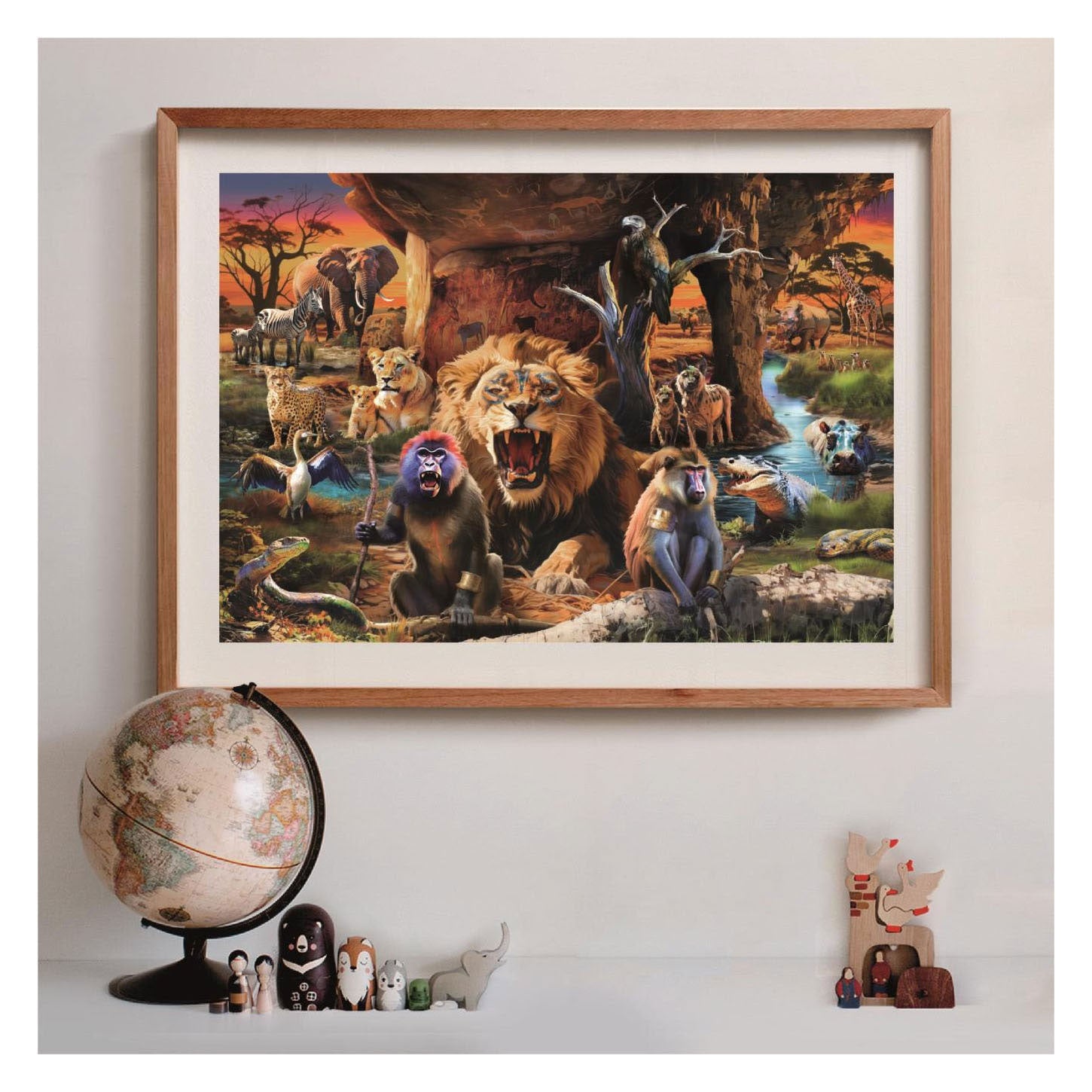 Clementoni – Puzzle – 1500 Teile – Tiere Kompaktbox 2024 – Puzzle für Erwachsene