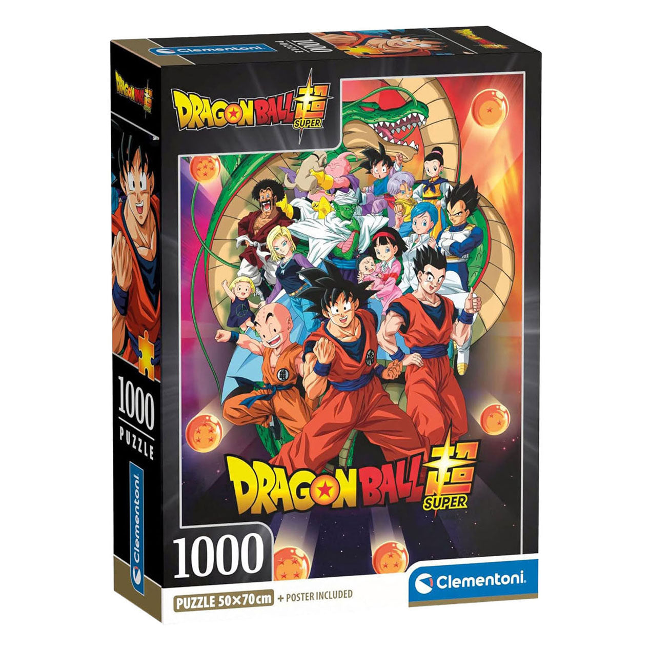 Clementoni-Puzzle Dragonball-Portrait – 1000 Teile.