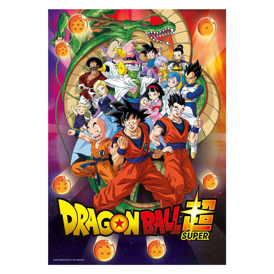 Clementoni-Puzzle Dragonball-Portrait – 1000 Teile.