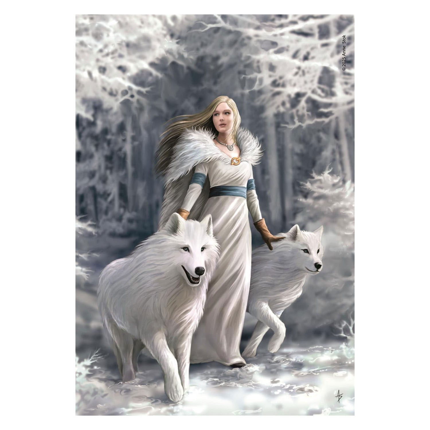 Clementoni-Puzzle Anne Stokes Winterwächter – 1000 Teile.