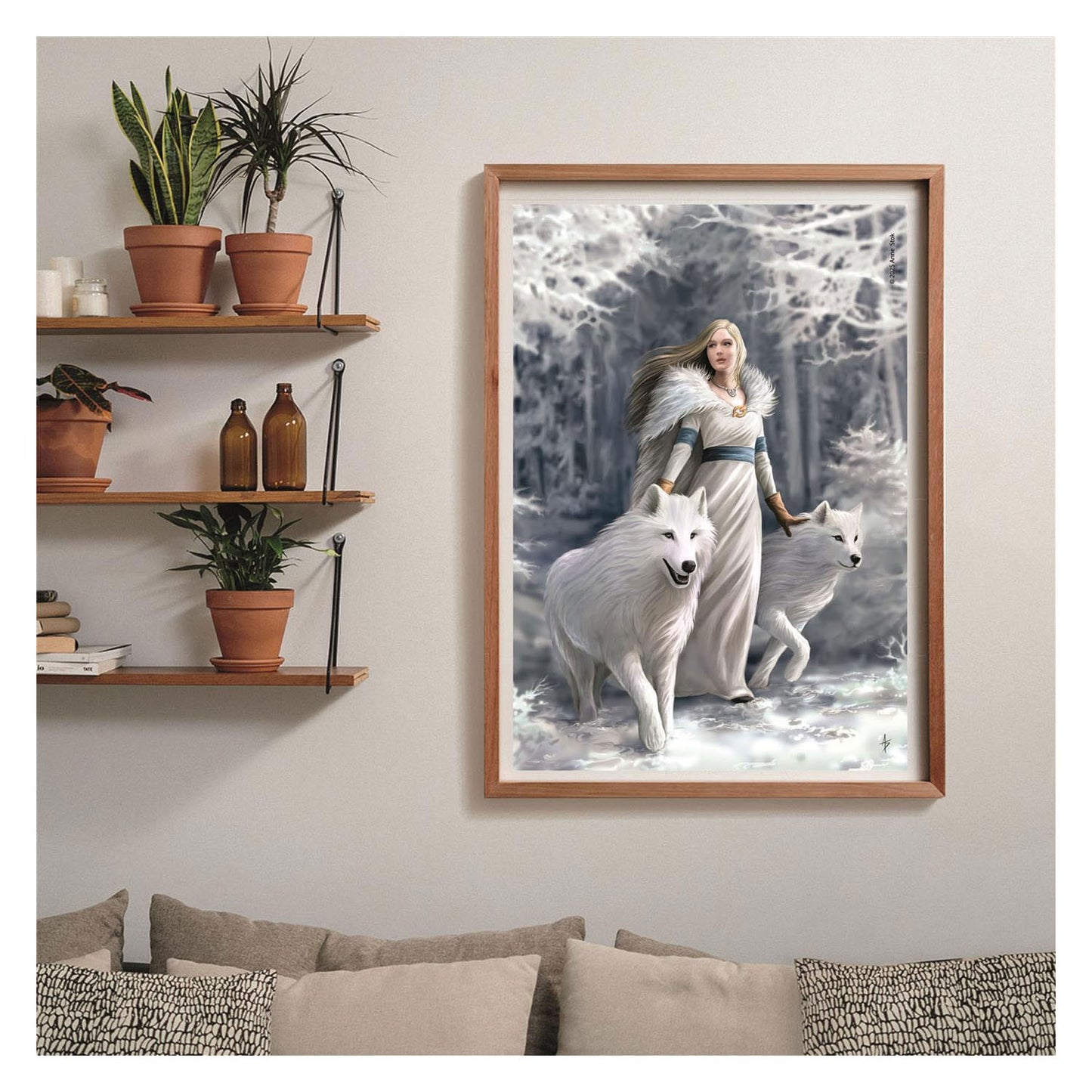 Clementoni-Puzzle Anne Stokes Winterwächter – 1000 Teile.