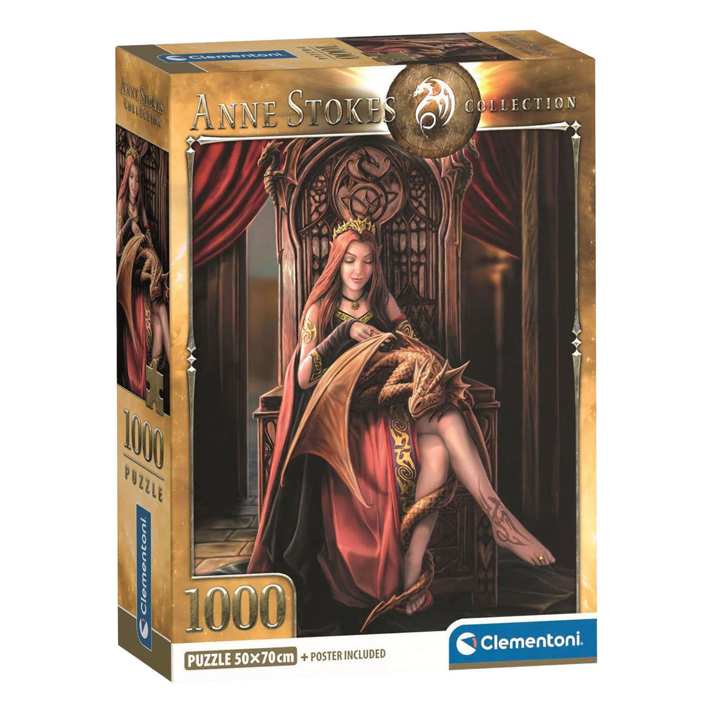 Clementoni-Puzzle „Anne schürt Freunde für immer“ – 1000 Teile.