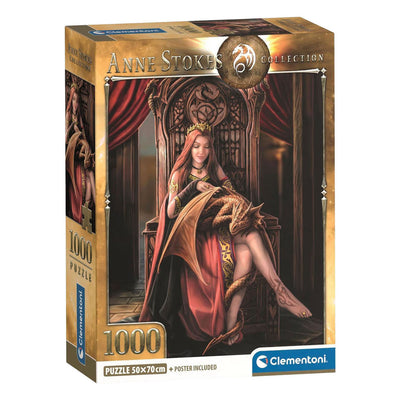 Clementoni-Puzzle „Anne schürt Freunde für immer“ – 1000 Teile.