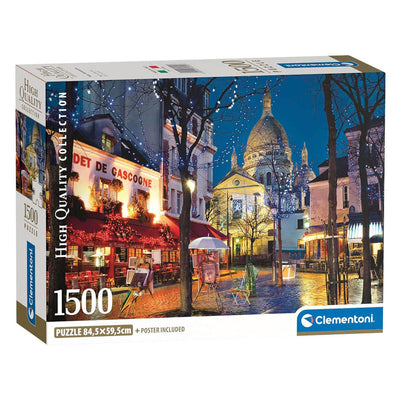 Clementoni – Puzzle – 1500 Teile – Paris Montmartre – Puzzle für Erwachsene