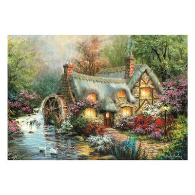 Clementoni – Puzzle – 1500 Teile – Haus im Wald – Puzzle für Erwachsene – hochwertige Sammlung
