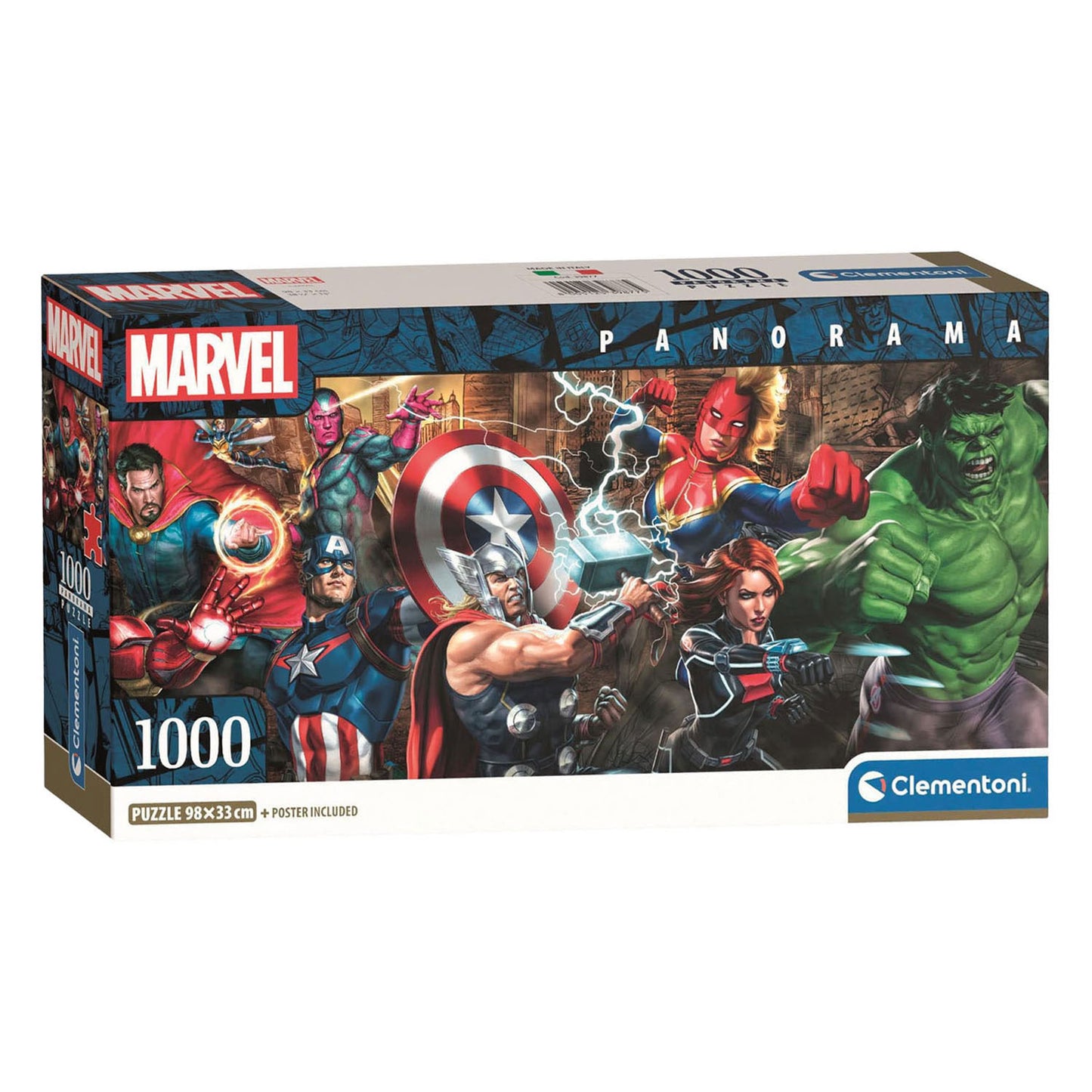 Clementoni Puzzle Marvel Panorama - 1000 Teile.