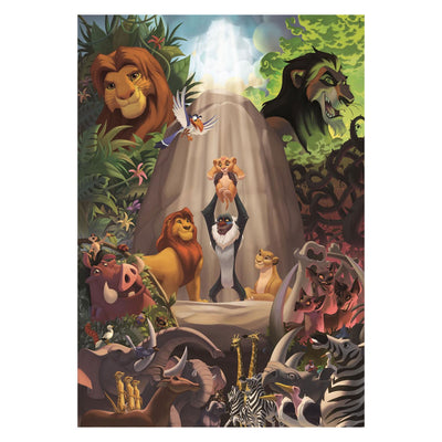Clementoni-Puzzle - Der König der Löwen - 1000 Teile - inklusive Poster