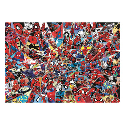 Clementoni-Puzzle „Impossible Marvel Spiderman“ – 1000 Teile.