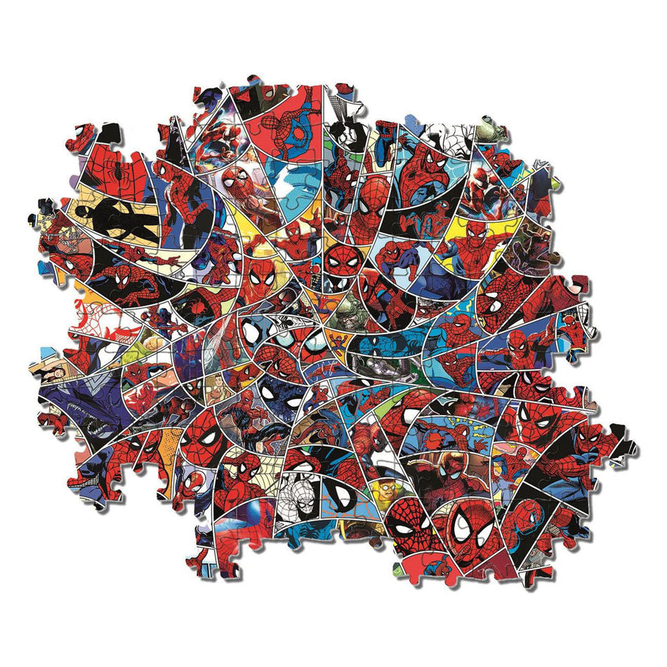 Clementoni-Puzzle „Impossible Marvel Spiderman“ – 1000 Teile.