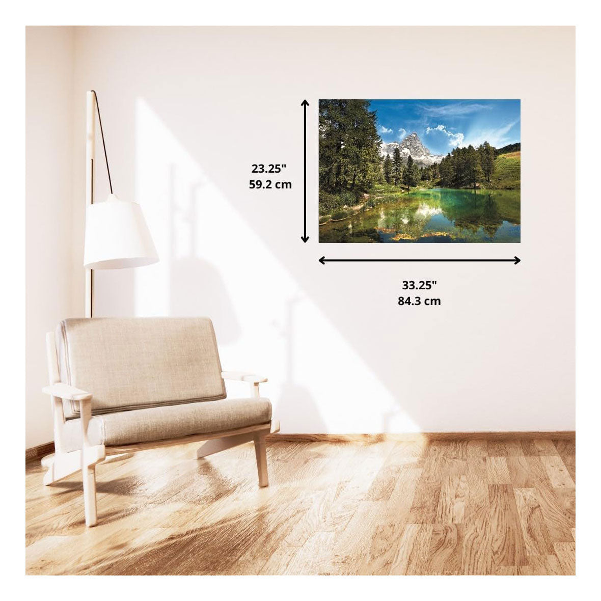 Clementoni – Puzzle – 1500 Teile – Blauer See – Puzzle für Erwachsene – hochwertige Sammlung