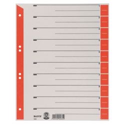 Leitz Tabs 230 g m² rot
