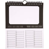 Creativ Company Internationaler Geburtstagskalender, Größe 19x23 cm, Lochgröße 15,3x9,2 cm, 180 g, 5 Stück 1 Box - afbeelding 1