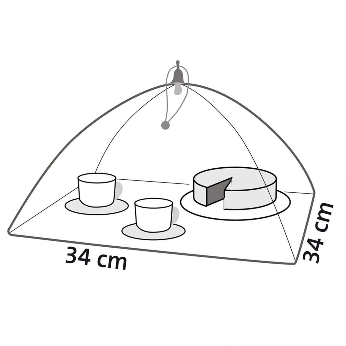 Westmark Vliegenkap 34x34 cm