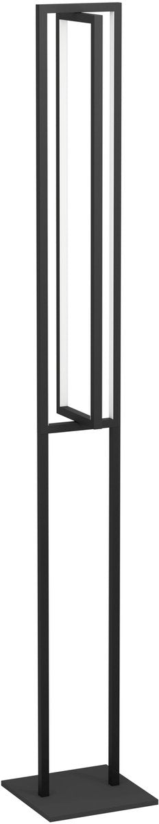 Eglo Siberia Stehleuchte – LED – 133 cm – Schwarz und Weiß – verstellbares weißes Licht – dimmbar