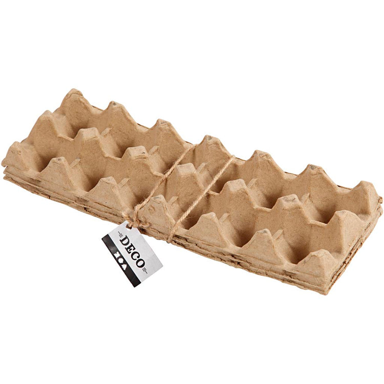 Eierkartons, H: 5 cm, L: 30,5 cm, B: 11 cm, 3 Stück 1 Karton