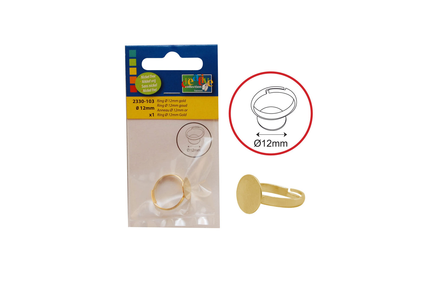 Vaessen creative • Ring klein Gold