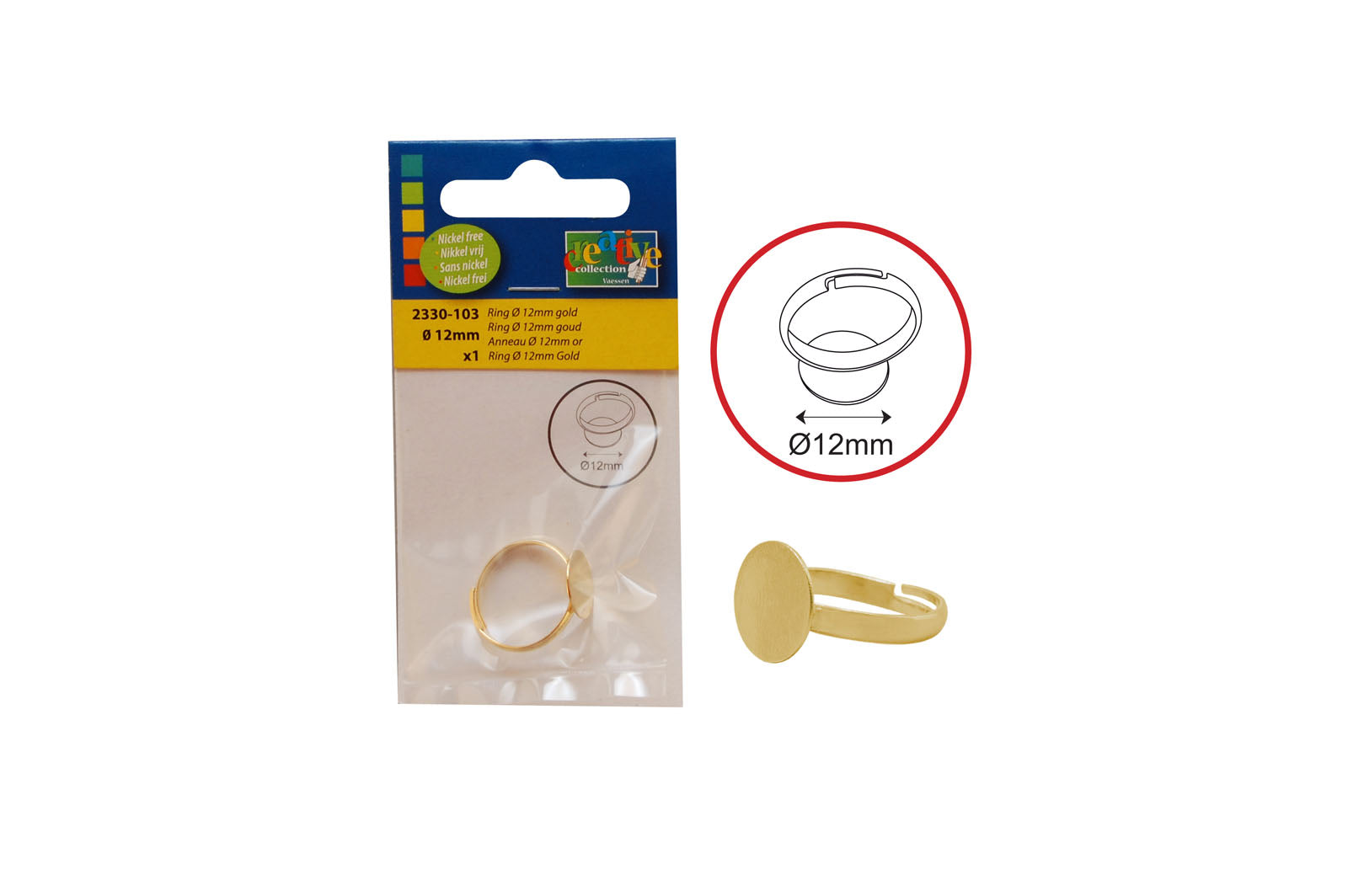 Vaessen creative • Ring klein Gold