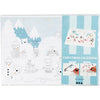 Creativ Company Weihnachtskalender, Größe 30x42 cm, weiß, 3 Stück 1 Box
